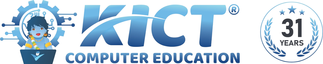 KICT Computer Classes Bopal Logo